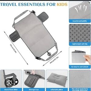 Unk Kids Gray Travel Bed. Light Weight. Great For Airplanes Bag
